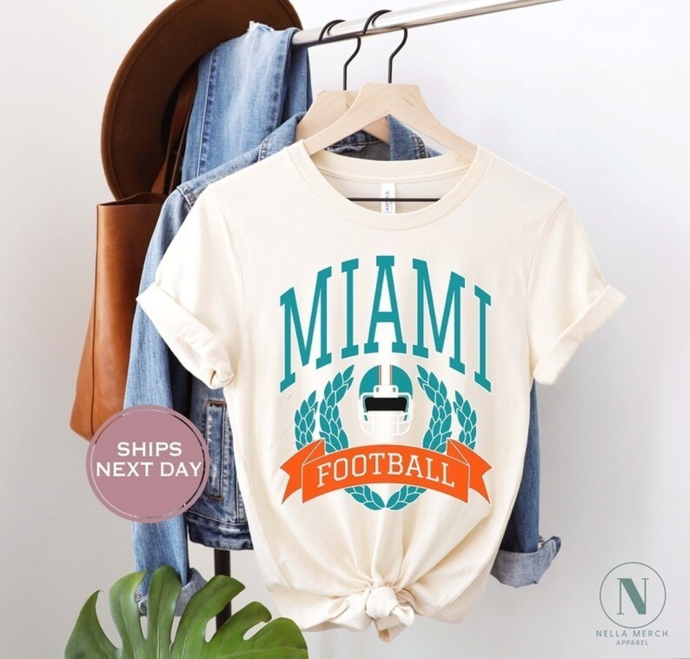 Miami Football Shirt Retro Women Tee